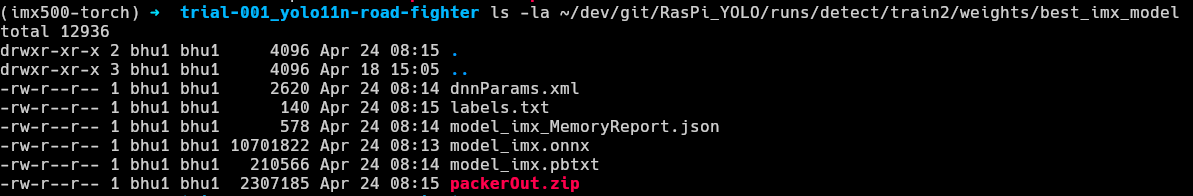 export files directory